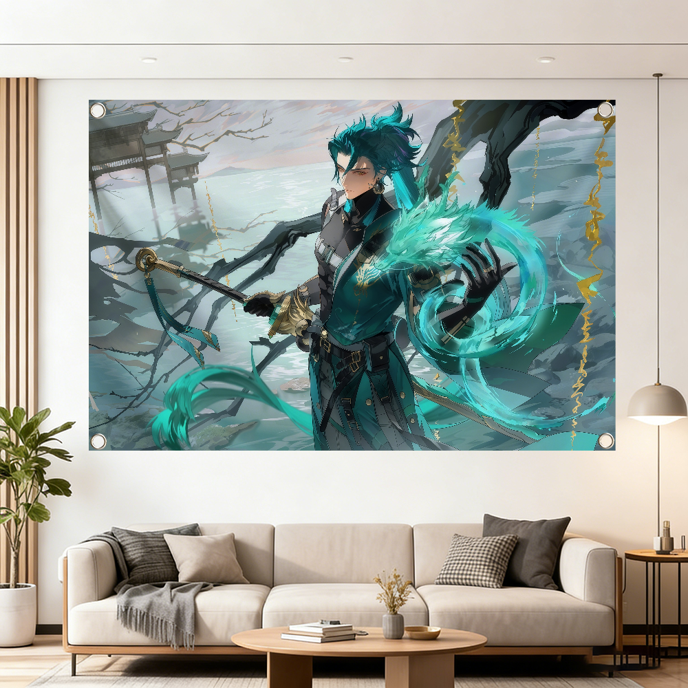 Party Games Best - JIYAN Wuthering Waves Game flag Decoration