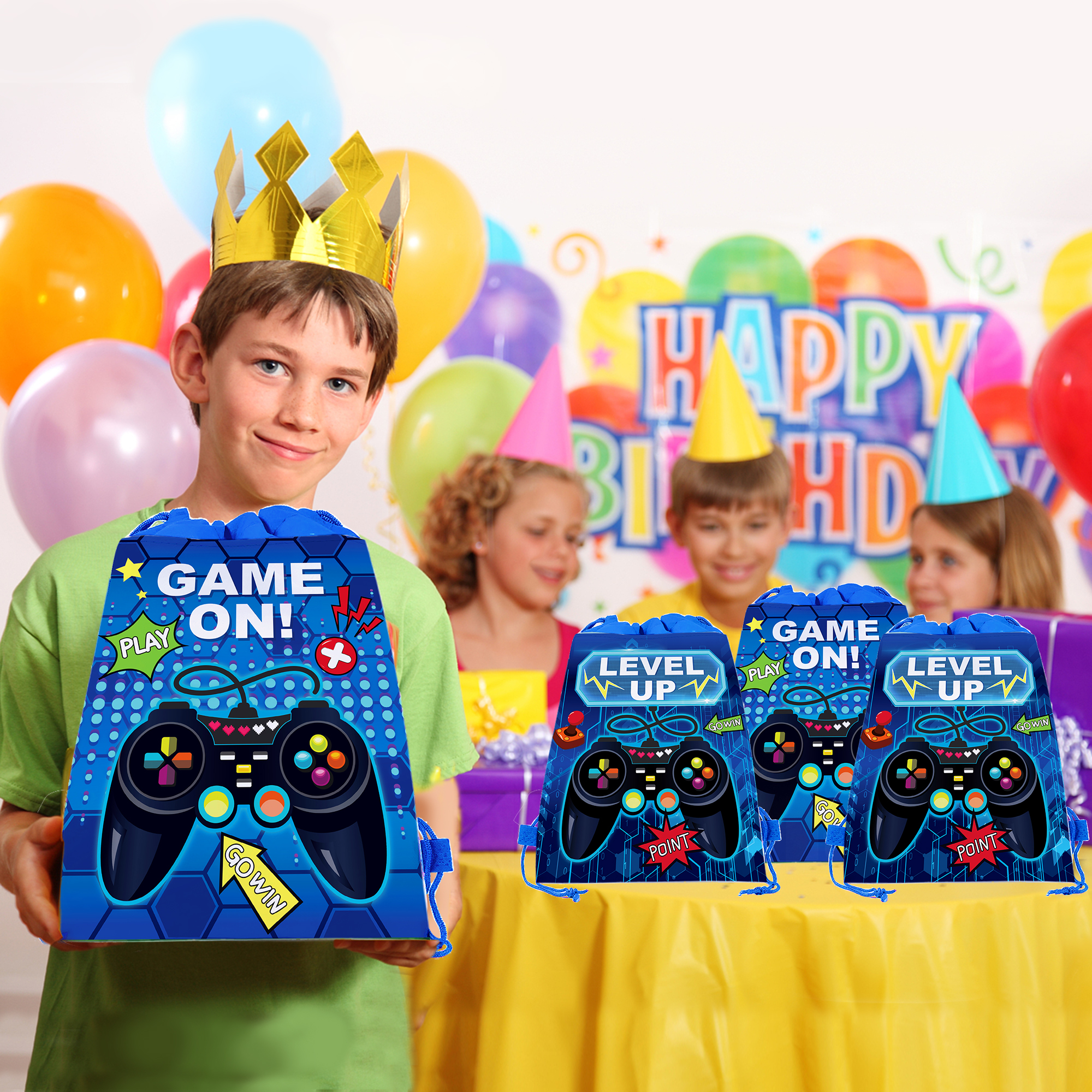 Party Games Gender Reveal - Cartoon Handle Game Birthday Non-woven Gifts