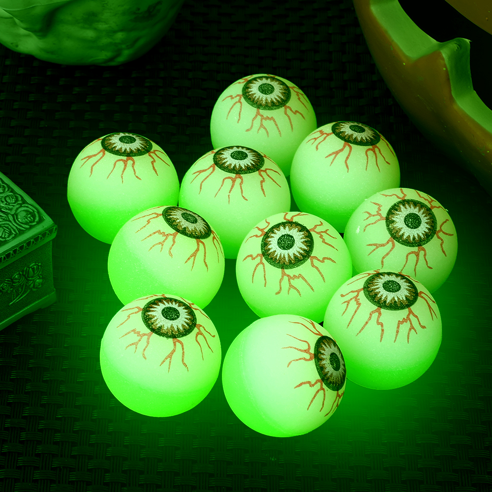 Halloween Luminous Bouncing Ba - Party Games Jenga ulasan dan harga