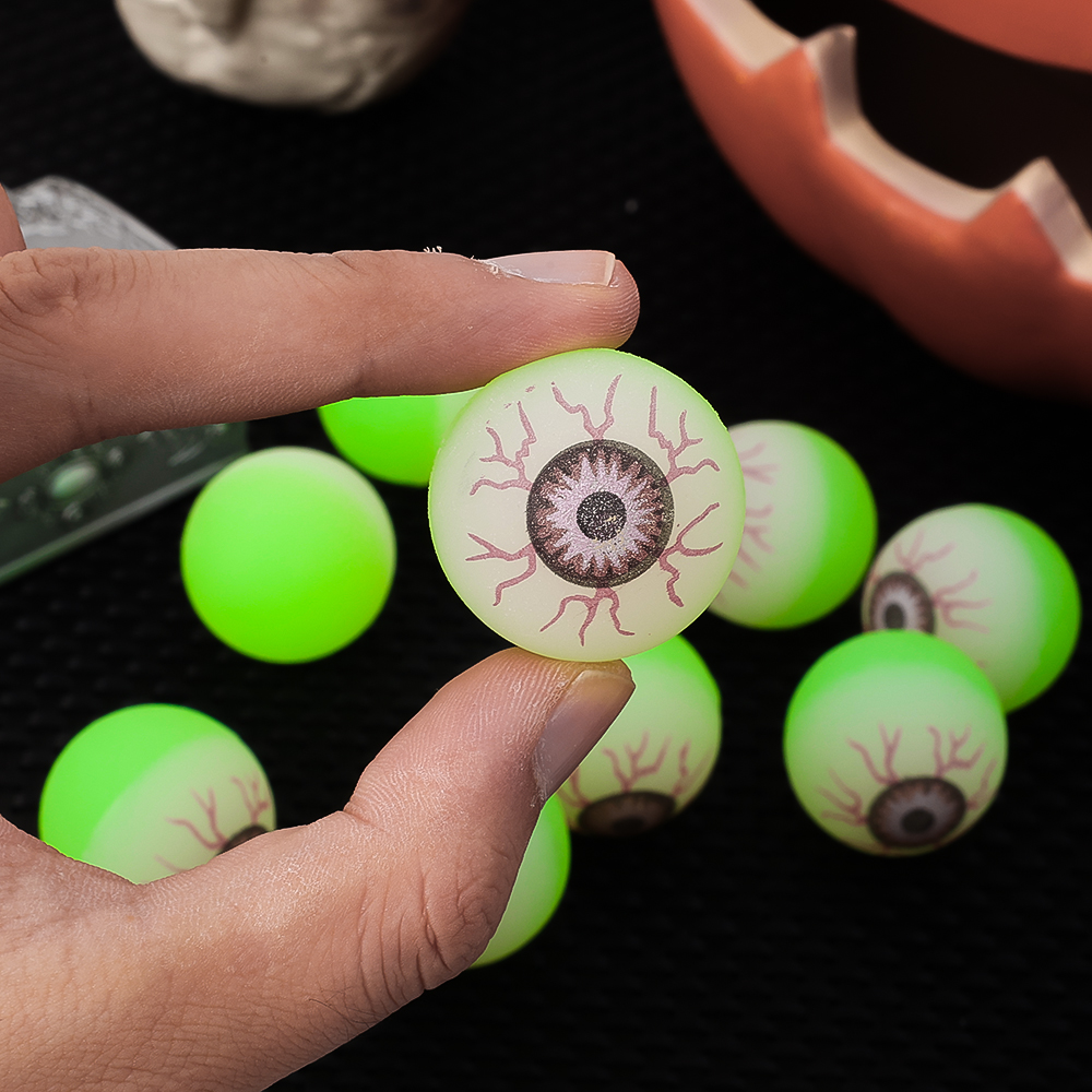 Halloween Luminous Bouncing Ba - Party Games Jenga ulasan dan harga