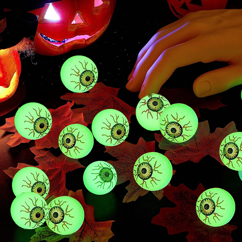 Halloween Luminous Bouncing Ba - Party Games Jenga ulasan dan harga