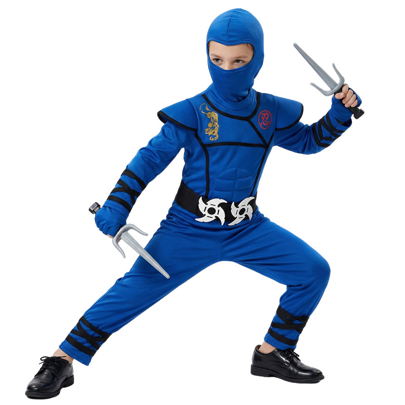 Black and Blue Ninja Costume f - Party Games Crazy ulasan dan harga