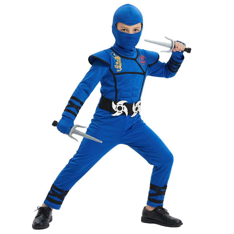 Black and Blue Ninja Costume f - Party Games Crazy ulasan dan harga