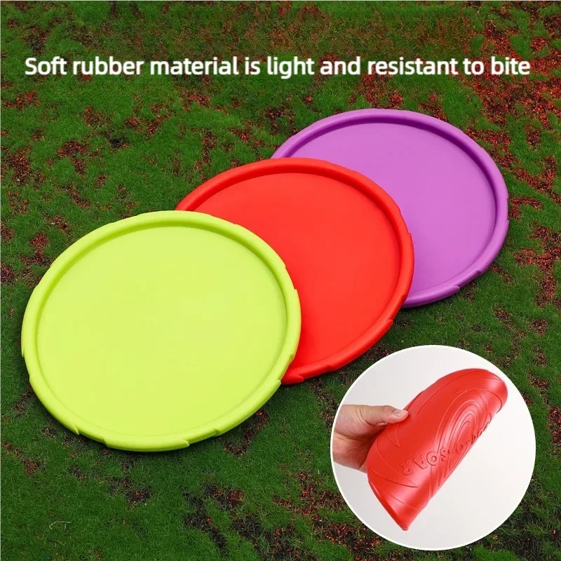 Multicolor Silicone Dog Frisbe - Frisbee Freestyle Disc ulasan dan harga