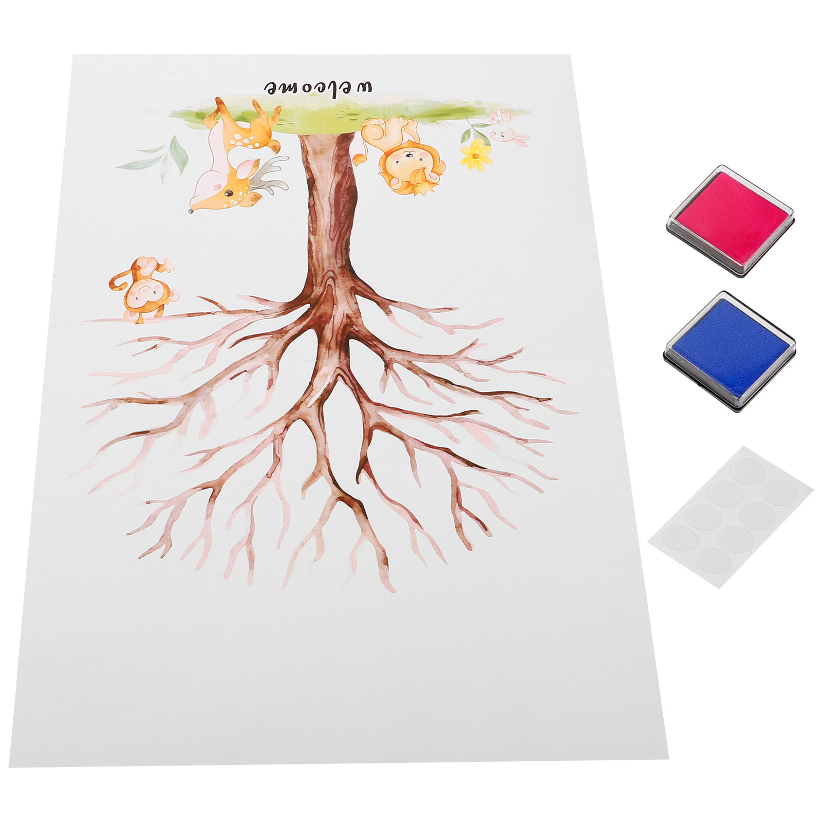 1Set Gender Reveal Fingerprint - Book Party Games ulasan dan harga