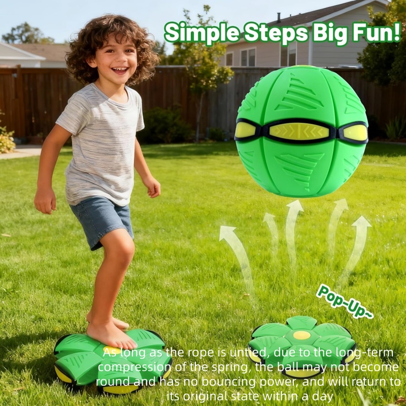 Kids Bouncing Ball Magic Flyin - Frisbee Freestyle Disc ulasan dan harga