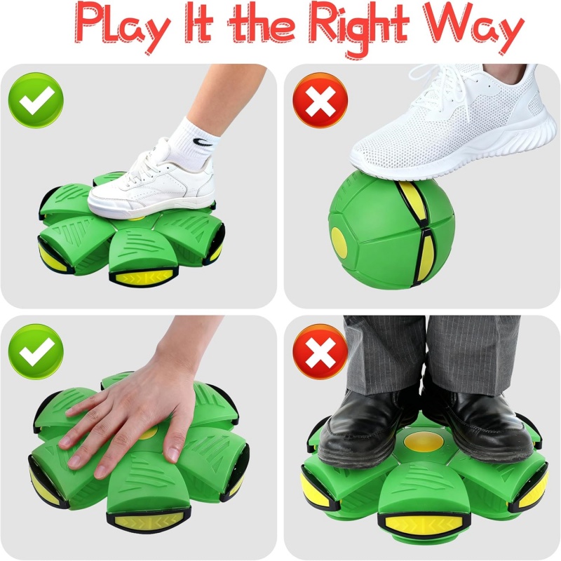 Kids Bouncing Ball Magic Flyin - Frisbee Freestyle Disc ulasan dan harga