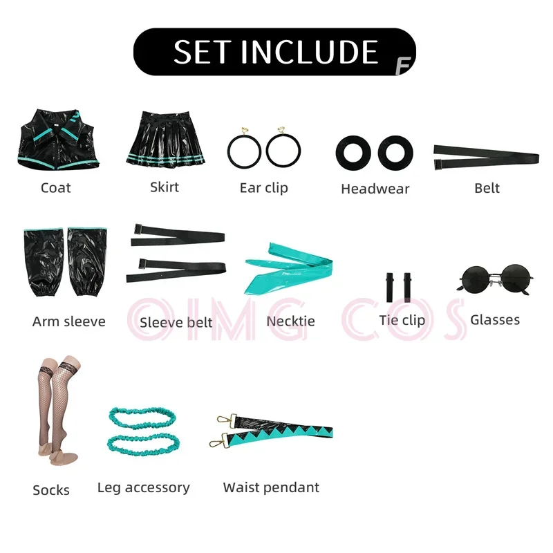 Mikuu Cosplay Maid Uniform Cos - Party Games Kit ulasan dan harga