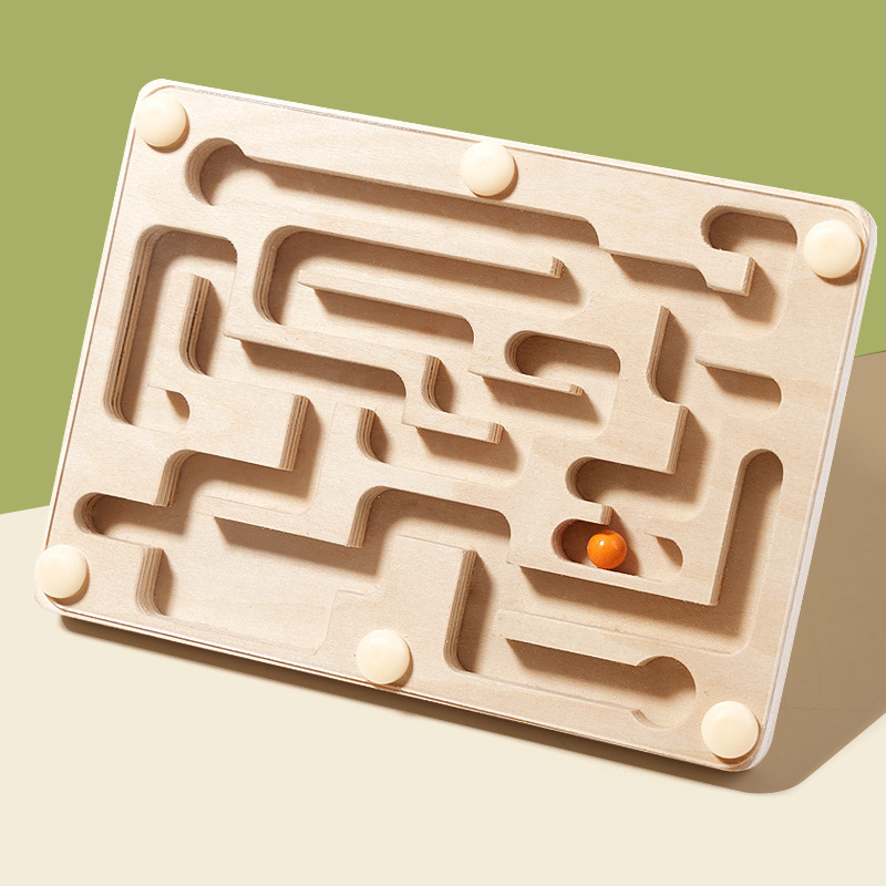 Small Wooden Balance Bead Maze - Party Games At Home ulasan dan harga