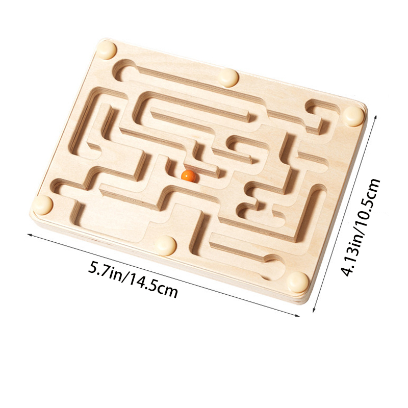 Small Wooden Balance Bead Maze - Party Games At Home ulasan dan harga