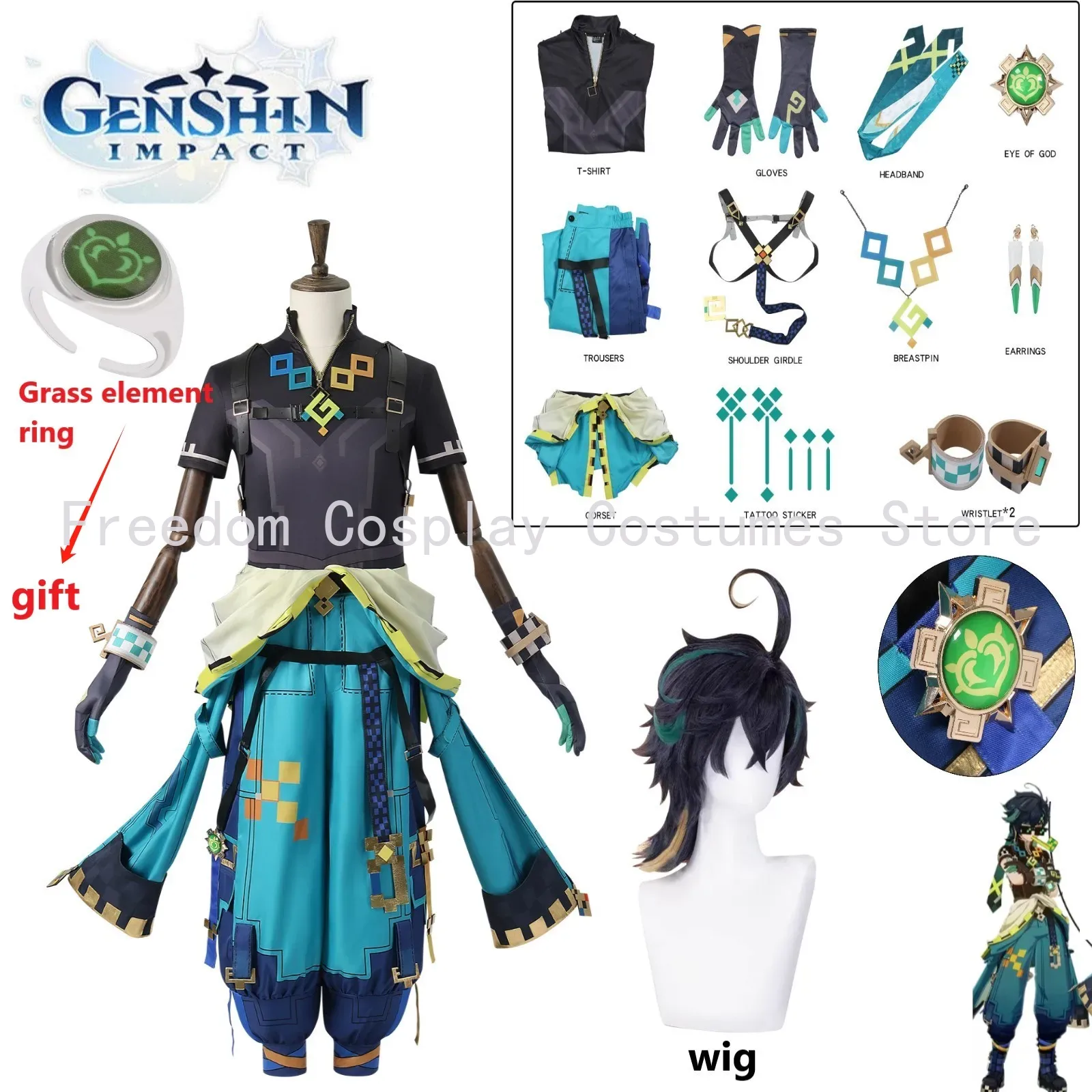 Game Genshin Impact Kinich Cos - Party Games Kit ulasan dan harga