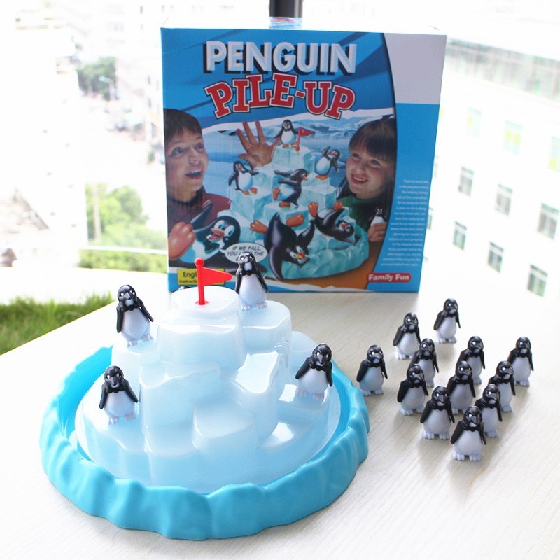 Iceberg Stacked Penguin Balanc - Party Games No Props ulasan dan harga