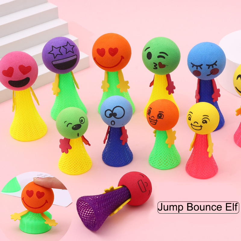 10Pcs Bounce Elf Small People  - Party Games Jenga ulasan dan harga
