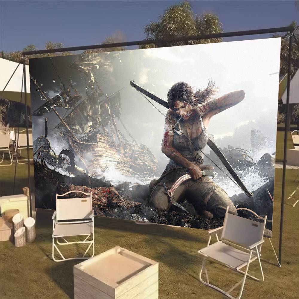 1pc Tomb Raider Game Photograp - Party Games Stream ulasan dan harga