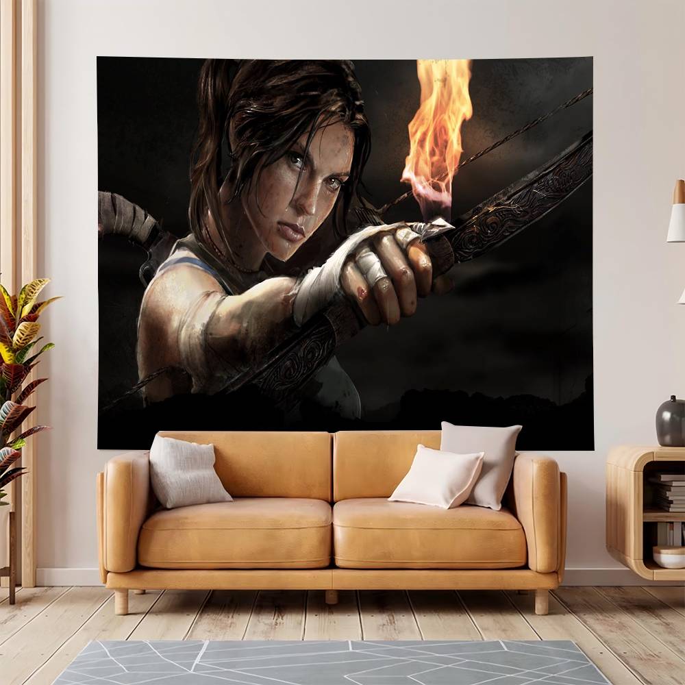 1pc Tomb Raider Game Photograp - Party Games Stream ulasan dan harga
