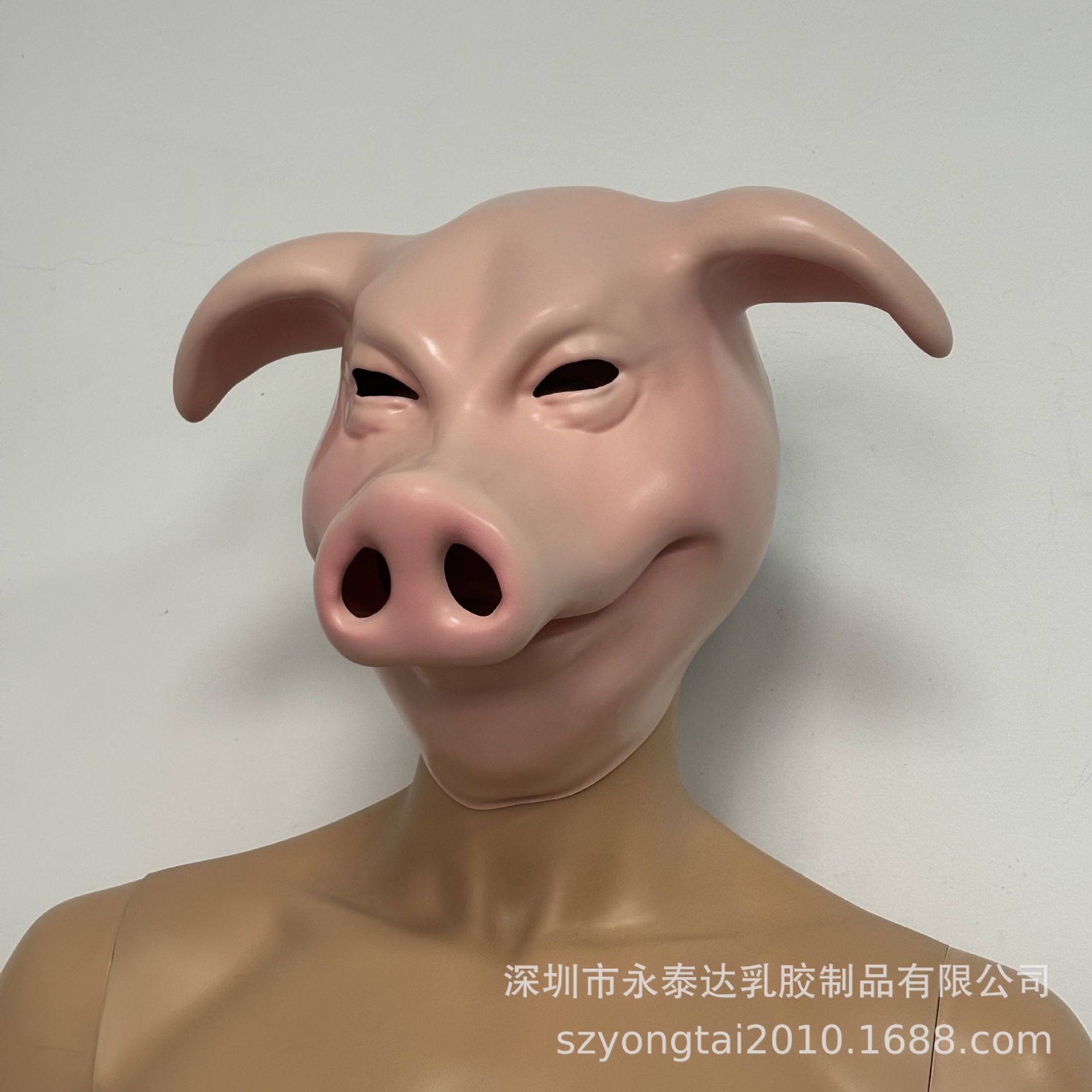 Funny Pig Head Costume Cosplay - Party Games Stream ulasan dan harga