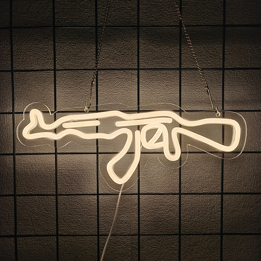 Gun Series Neon Sign For Wall  - Party Games Best ulasan dan harga