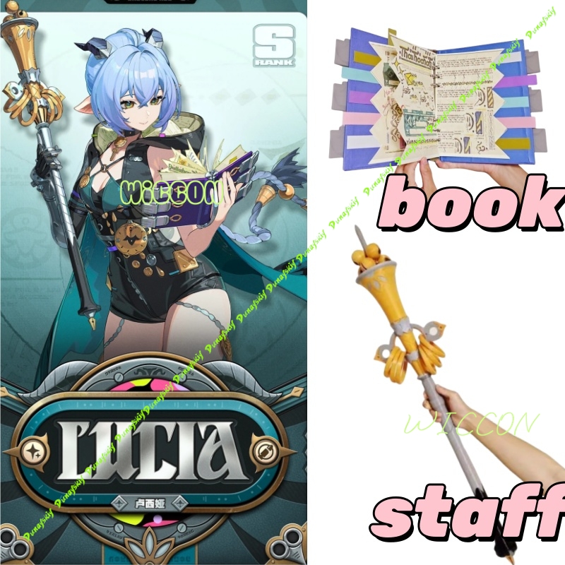 Zenless Zone Zero Lucia Cospla - Book Party Games ulasan dan harga