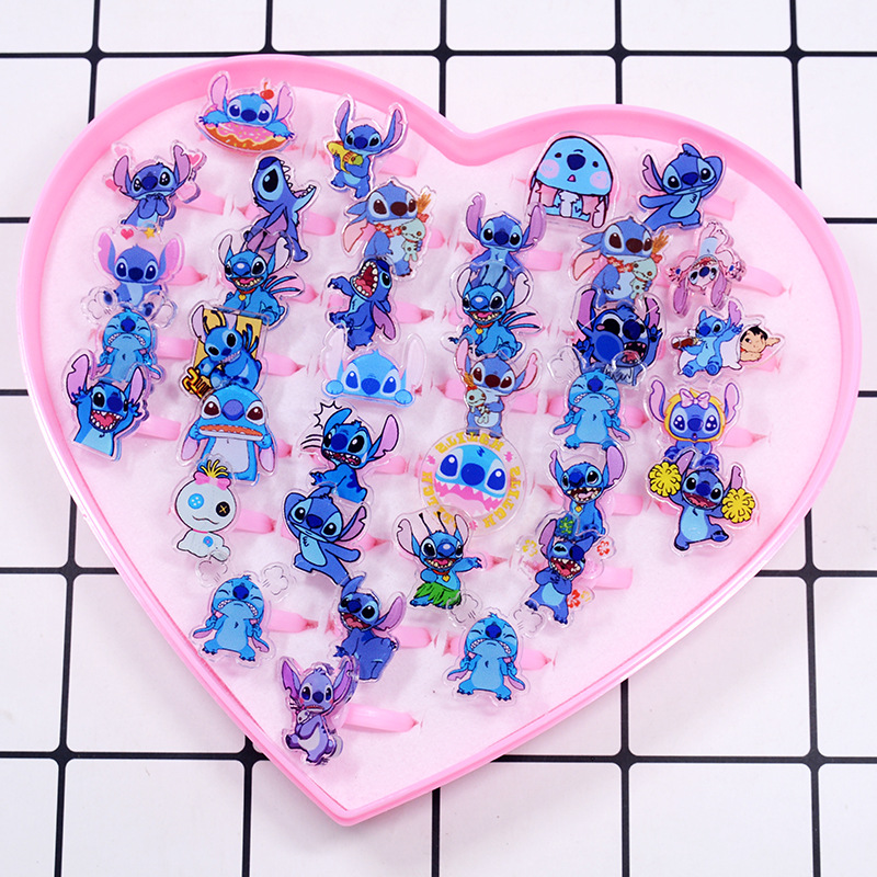 Stitch Acrylic Ring 10/20pcs K - Party Games Crazy ulasan dan harga