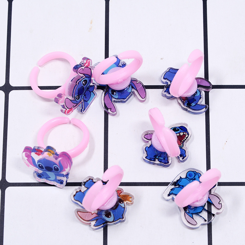 Stitch Acrylic Ring 10/20pcs K - Party Games Crazy ulasan dan harga