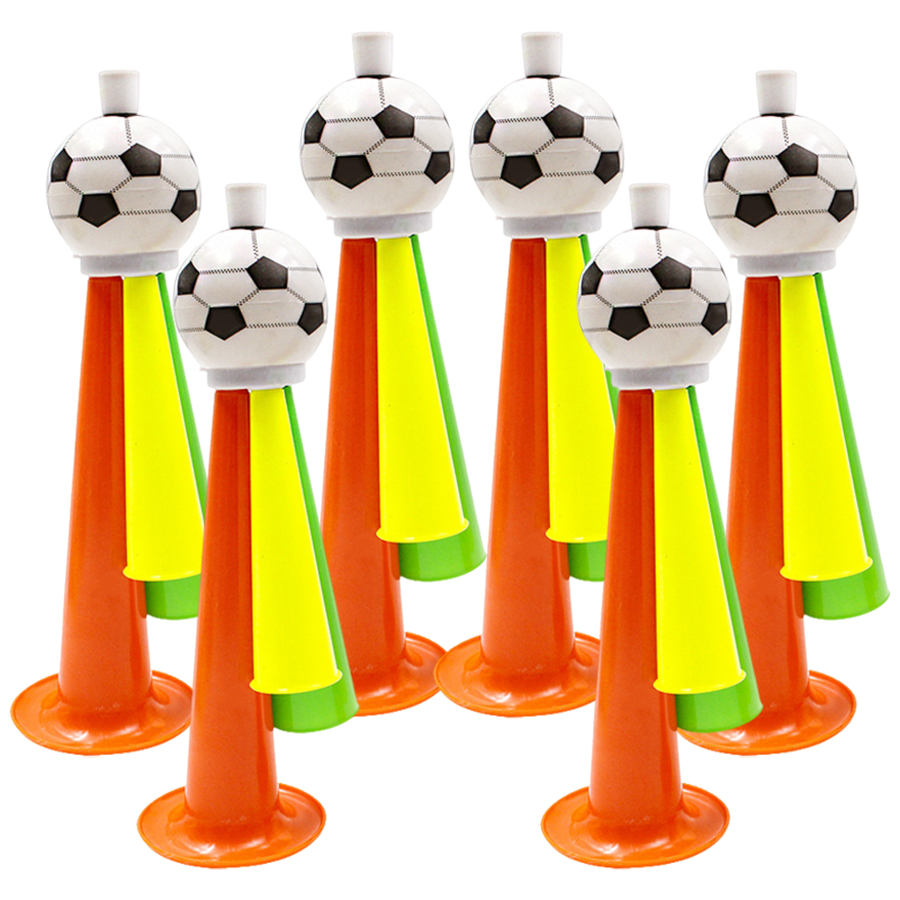 3/6pcs 3-Hole Plastic Football - Party Games No Props ulasan dan harga