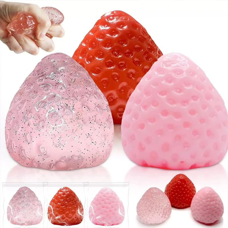 Strawberry Taba Squishy Fidget - Party Games Crazy ulasan dan harga