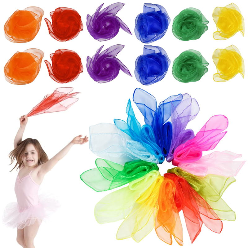 Six Color Silk Scarf Party Fav - Party Games No Props ulasan dan harga