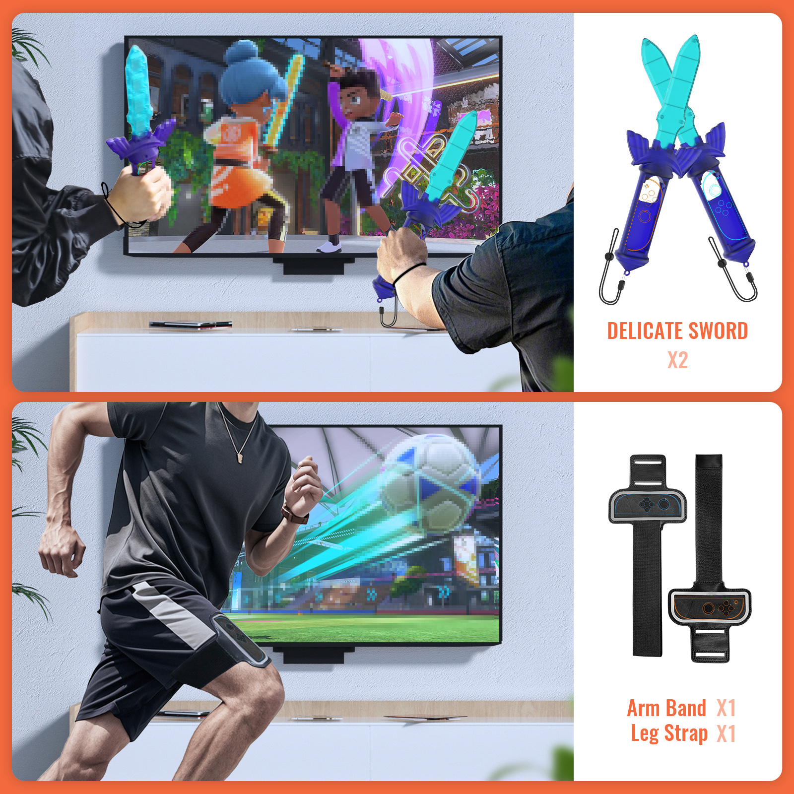 12 in 1 Sports Accessories Set - Party Games Nintendo Switch ulasan dan harga