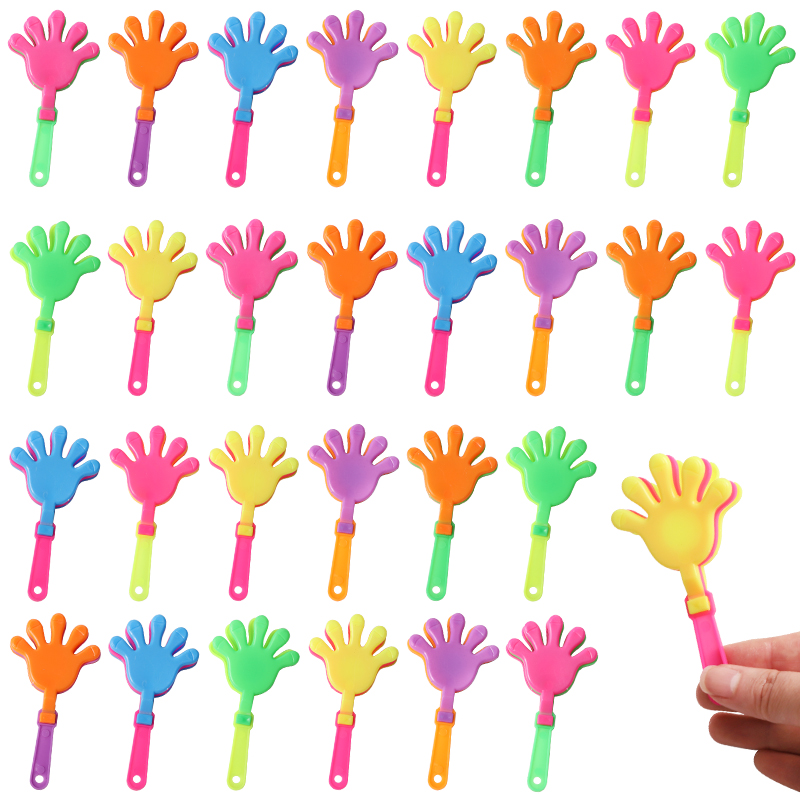 12/24Pcs Colorful Mini Hand Cl - Party Games No Props ulasan dan harga