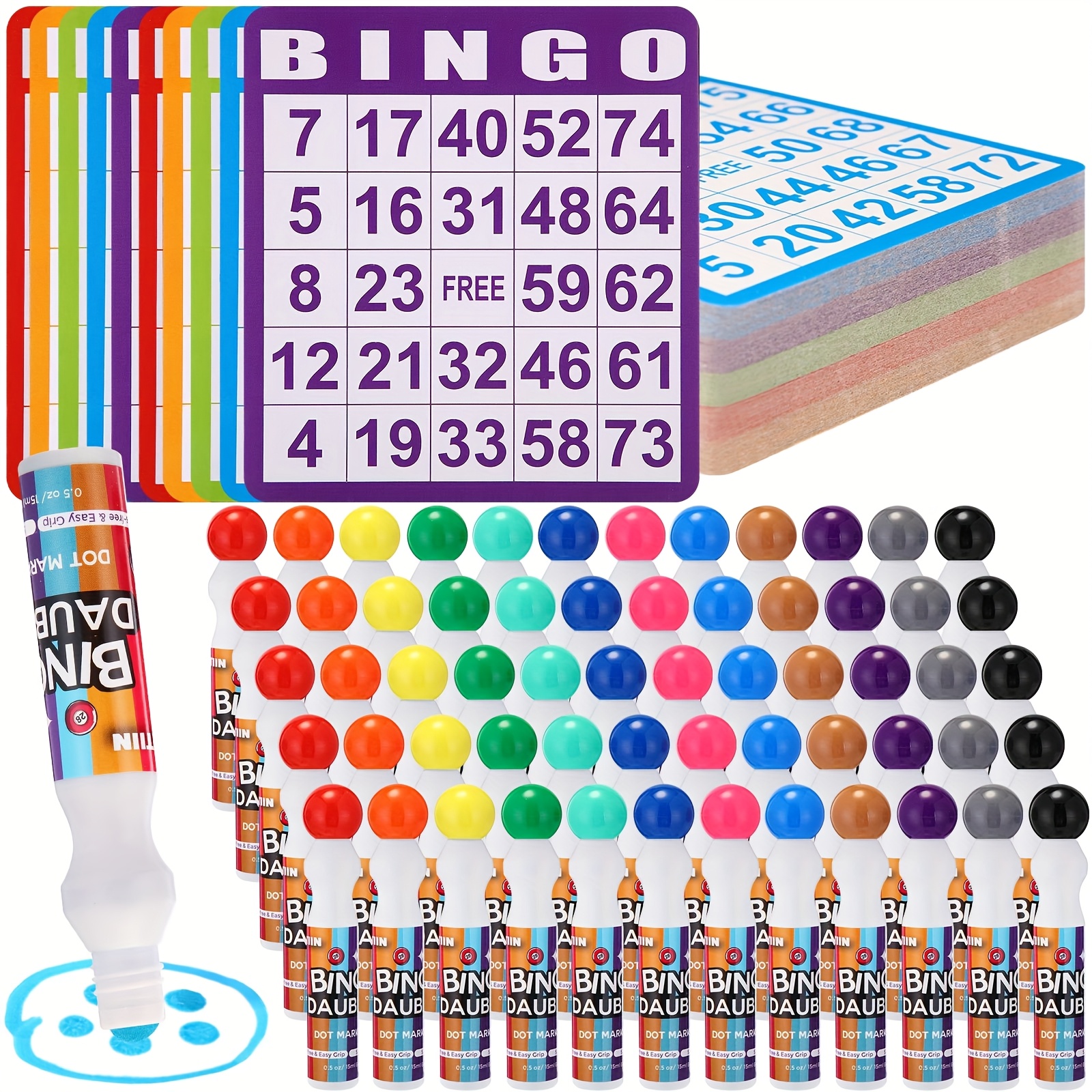 Set of 148 Bingo Game Cards in - Party Games Kit ulasan dan harga