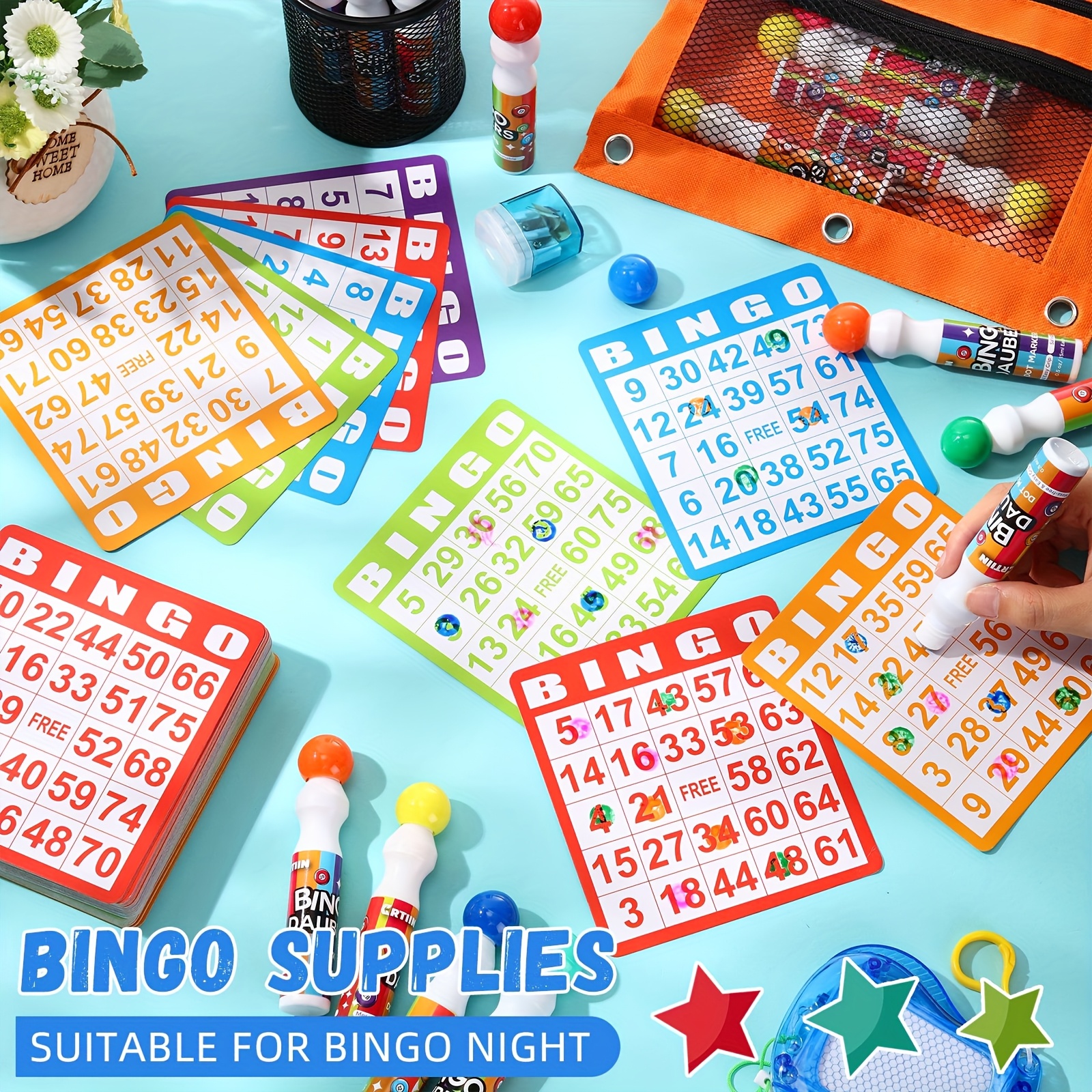 Set of 148 Bingo Game Cards in - Party Games Kit ulasan dan harga