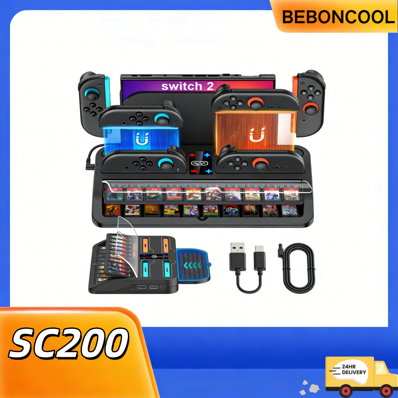BEBONCOOL SC200 Switch2 Chargi - Party Games Nintendo Switch ulasan dan harga
