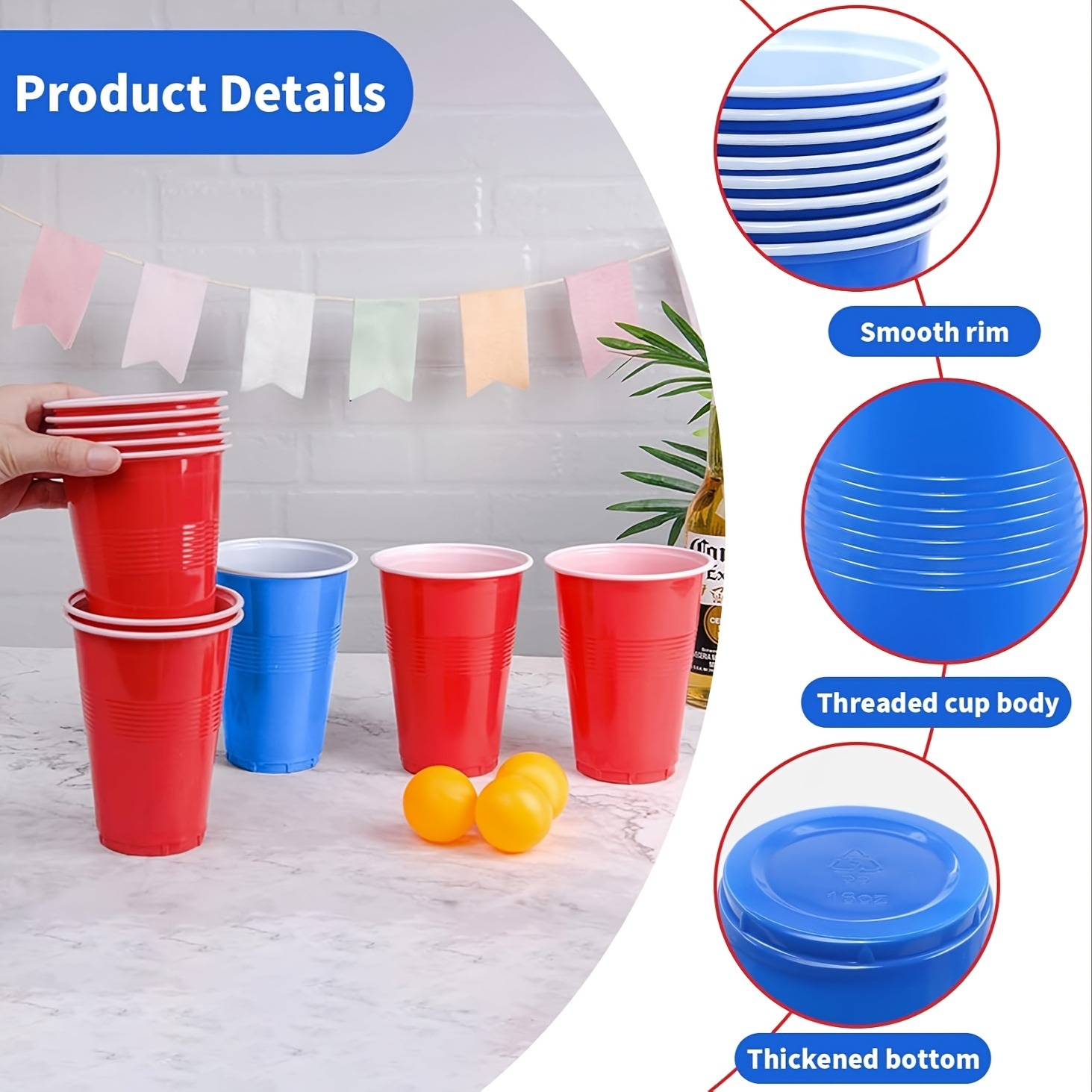 YANBIGUO Beer Pong Game Set 24 - Party Games Jenga ulasan dan harga