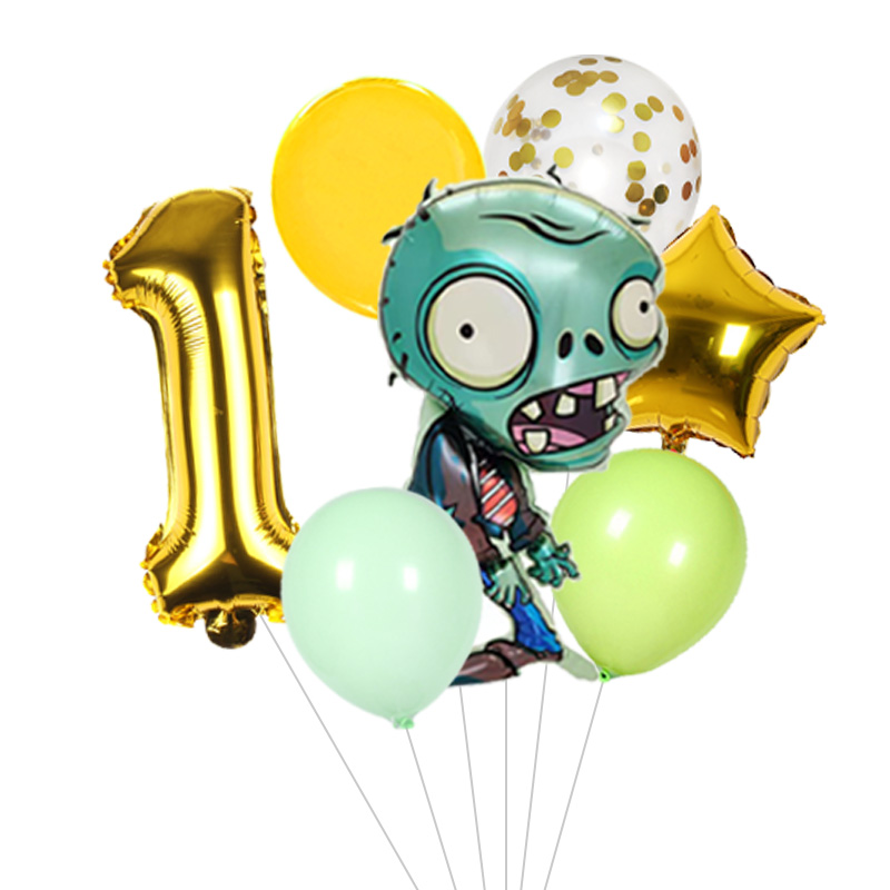 Plants vs Zombies Foil & Latex - Party Games Bunny ulasan dan harga