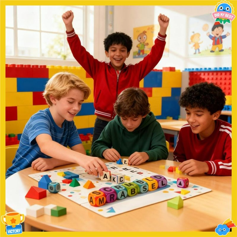 Best-Scrambled Dice Word Game  - Party Games Best ulasan dan harga