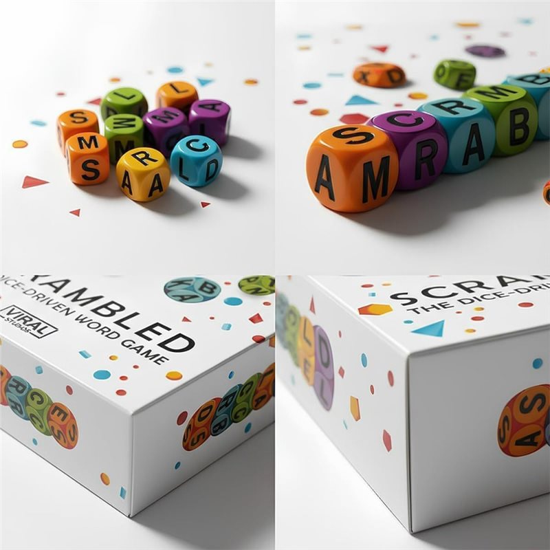 Best-Scrambled Dice Word Game  - Party Games Best ulasan dan harga