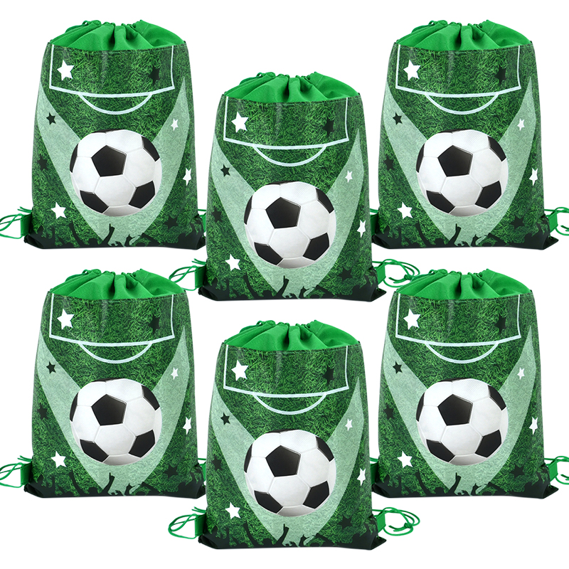Soccer Party Non-woven Drawstr - Party Games Gender Reveal ulasan dan harga