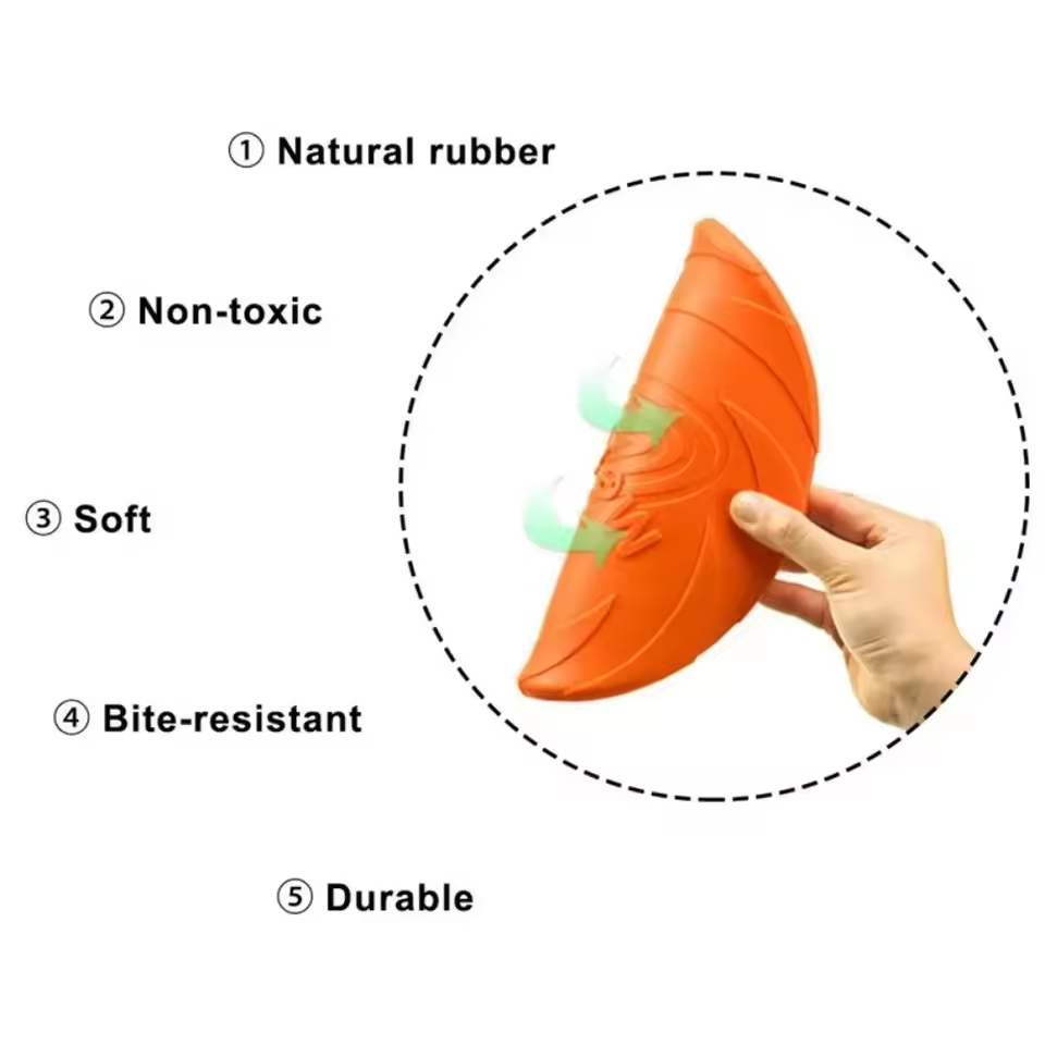 Bite Resistant Dog Flying Disc - Frisbee Freestyle Disc ulasan dan harga